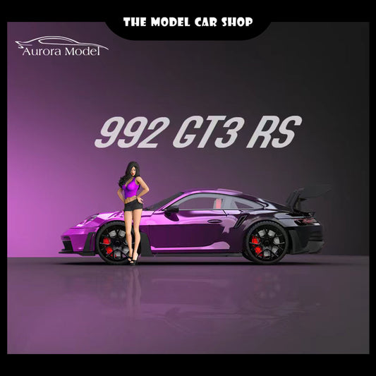 [Aurora Model] 992 GT3 RS - Chrome Purple Black