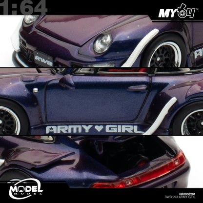 [AR Kaizo] 1:64 Porsche RWB 993 Army Girl