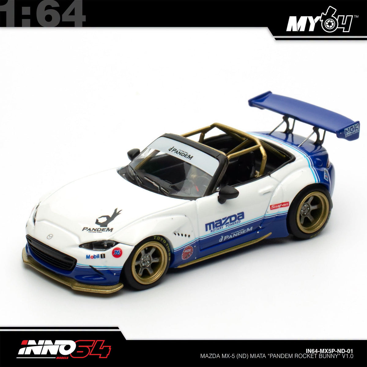 [INNO64] 1:64 Mazda MX-5 (ND) Miata "Pandem Rocket Bunny" V1.0