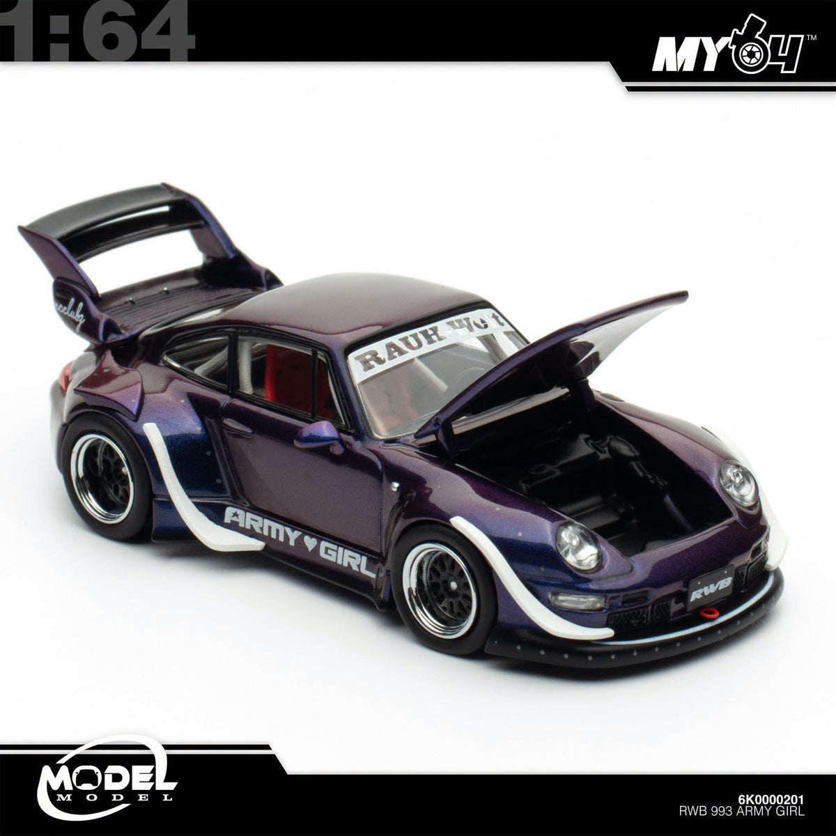[AR Kaizo] 1:64 Porsche RWB 993 Army Girl