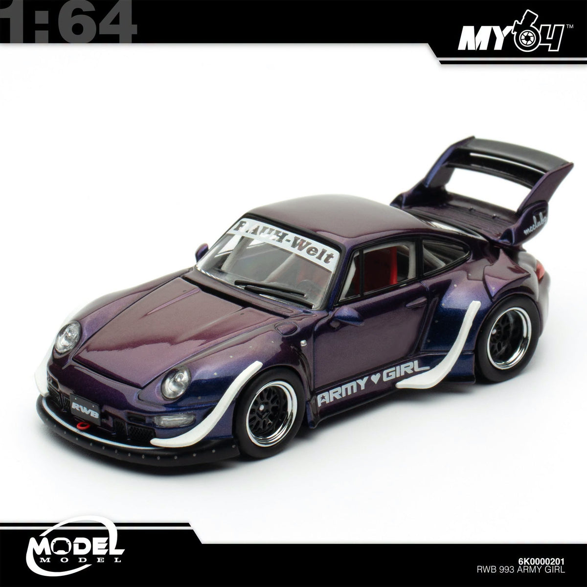 [AR Kaizo] 1:64 Porsche RWB 993 Army Girl