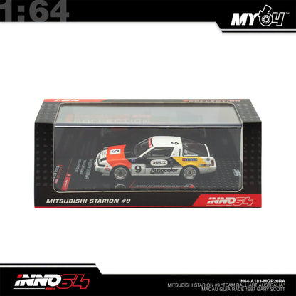[INNO64] 1:64 Mitsubishi Starion #9 "Team Ralliart Australia" Macau Guia Race 1987 Gary Scott