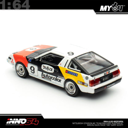 [INNO64] 1:64 Mitsubishi Starion #9 "Team Ralliart Australia" Macau Guia Race 1987 Gary Scott
