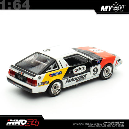 [INNO64] 1:64 Mitsubishi Starion #9 "Team Ralliart Australia" Macau Guia Race 1987 Gary Scott