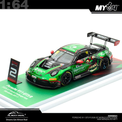 [ARBox] 1:64 Porsche 911 GT3 R 2026 GT World Challenge Asia Mandalika #911