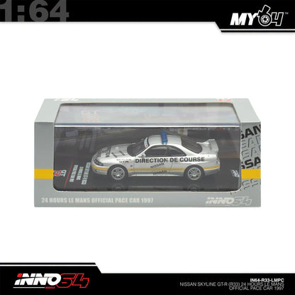 [INNO64] 1:64 Nissan Skyline GT-R (R33) 24 Hours Le Mans Official Pace Car 1997