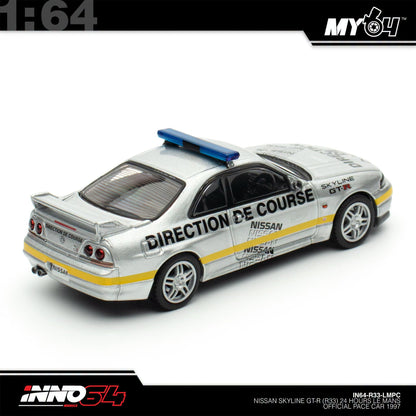 [INNO64] 1:64 Nissan Skyline GT-R (R33) 24 Hours Le Mans Official Pace Car 1997