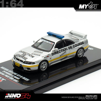 [INNO64] 1:64 Nissan Skyline GT-R (R33) 24 Hours Le Mans Official Pace Car 1997