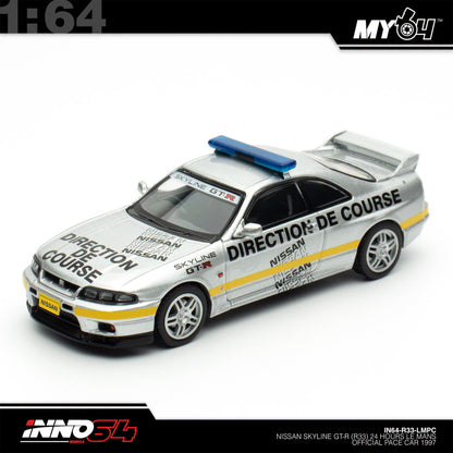 [INNO64] 1:64 Nissan Skyline GT-R (R33) 24 Hours Le Mans Official Pace Car 1997