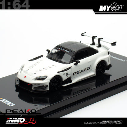 [INNO64] 1:64 Honda S2000 J'S Racing - White "PEAKO"