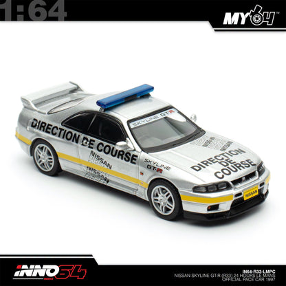 [INNO64] 1:64 Nissan Skyline GT-R (R33) 24 Hours Le Mans Official Pace Car 1997