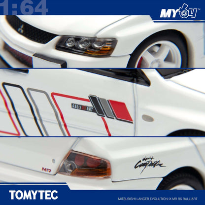 [TLVN] 1:64 Mitsubishi Lancer Evoluton IX RS - White (TASM26)