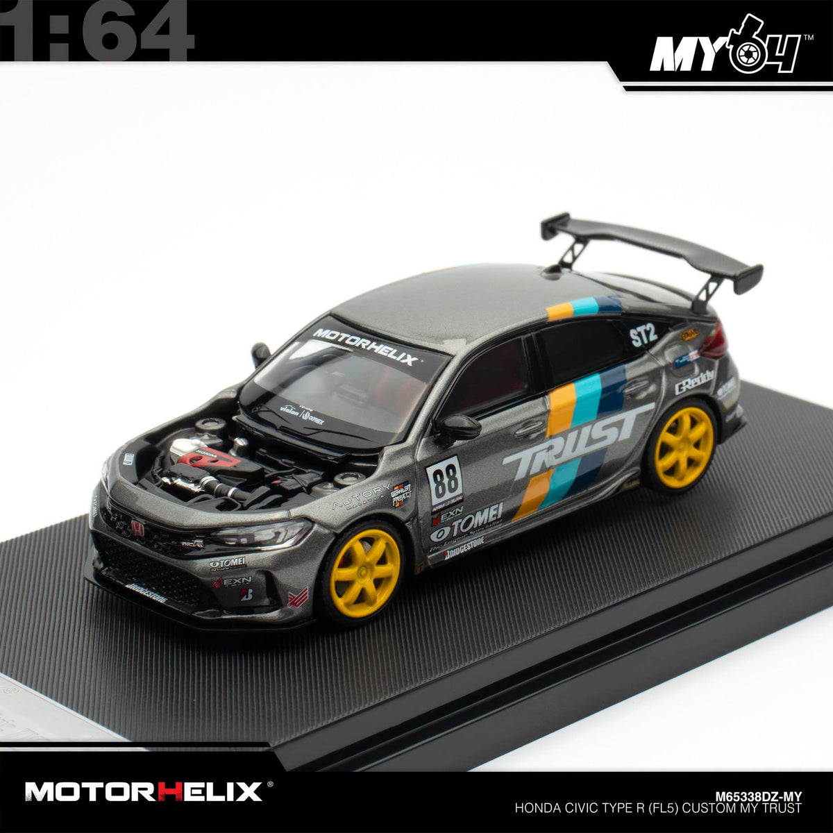 [Motorhelix] 1:64 FL5 x Trust Gray #88 (TASM26)