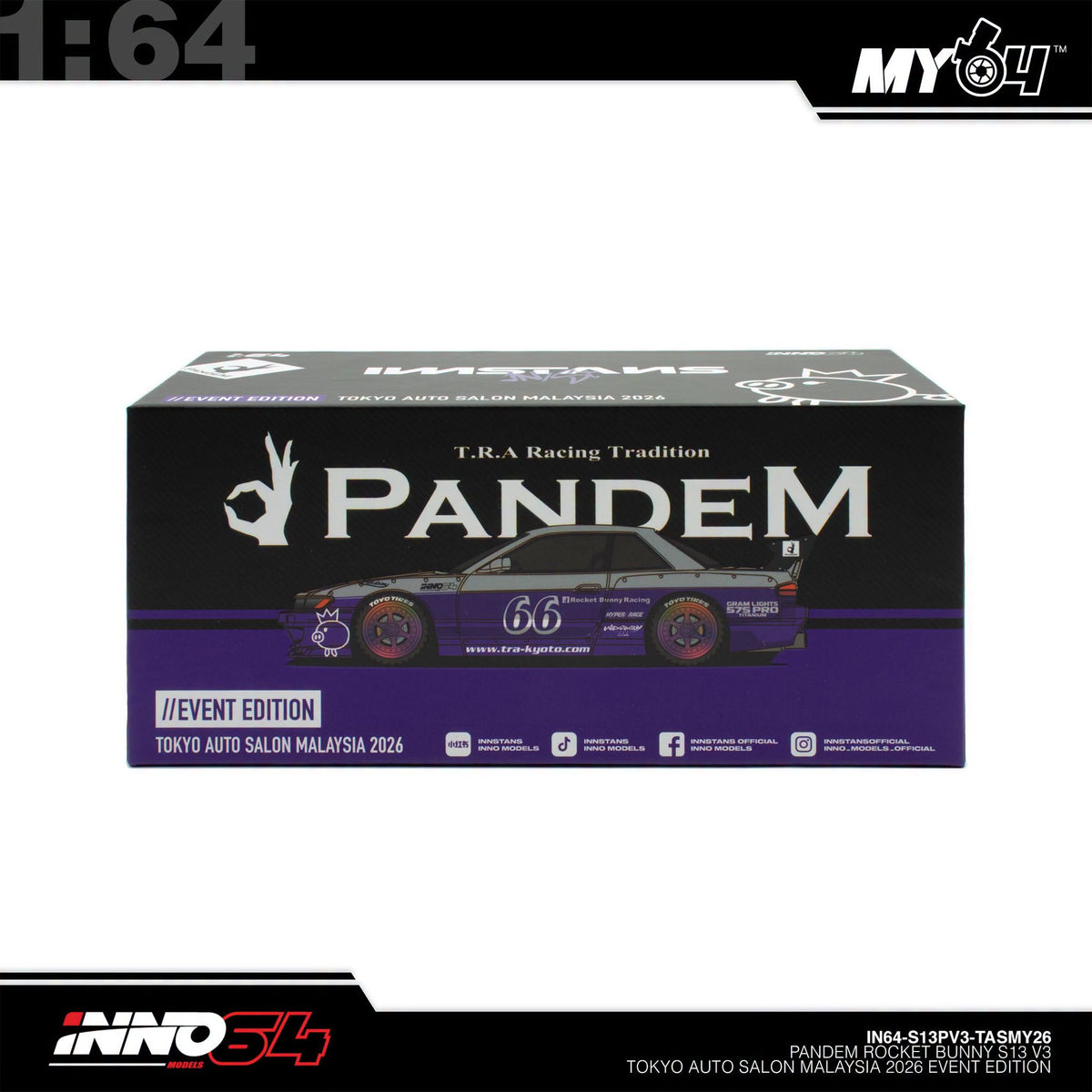 [INNO64] 1:64 Pandem Rocket Bunny S13 V3 (TASM26)