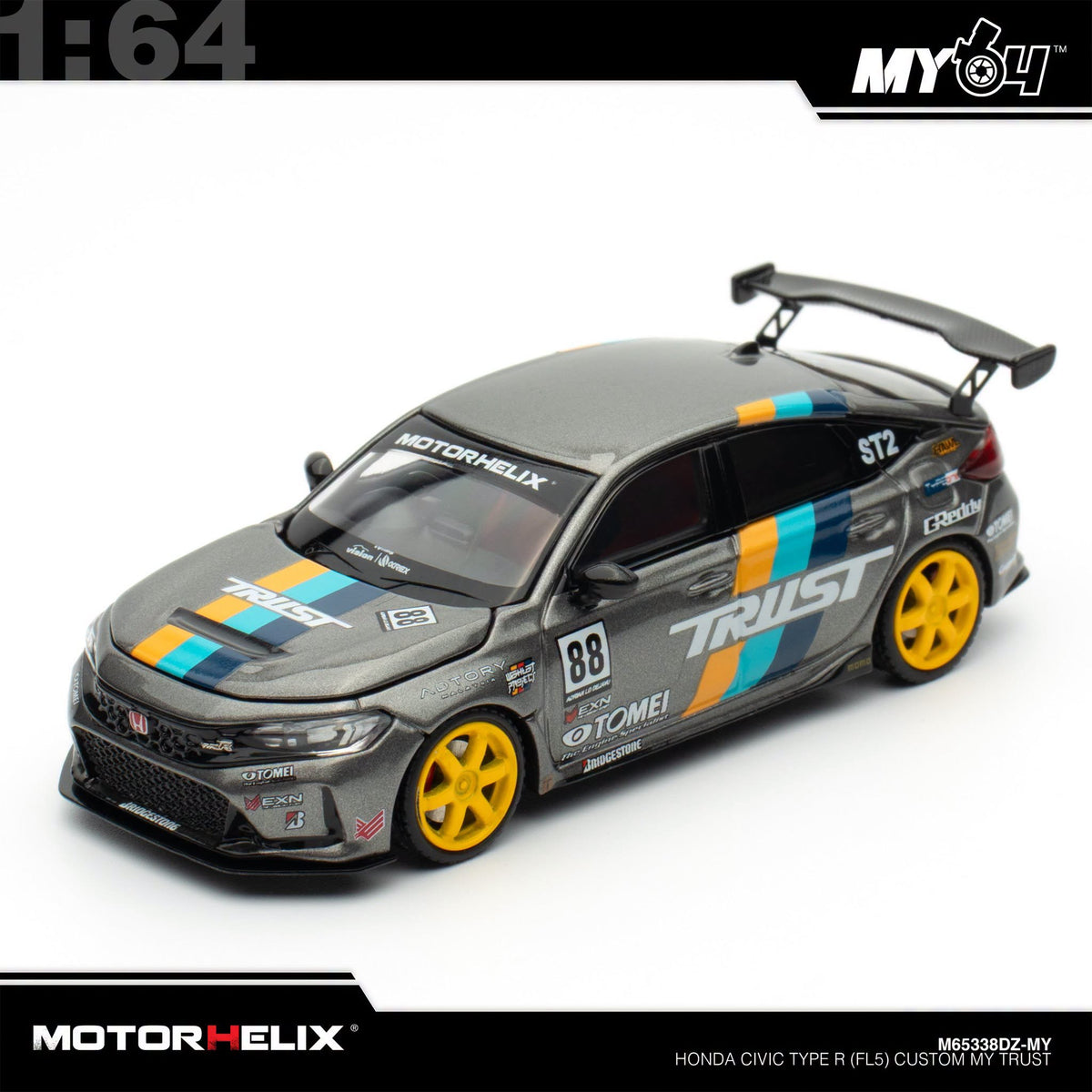 [Motorhelix] 1:64 FL5 x Trust Gray #88 (TASM26)