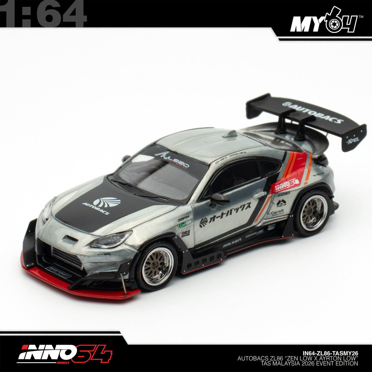 [INNO64] 1:64 Autobacs ZL86 "Zen Low x Ayrton Low" (TASM26)