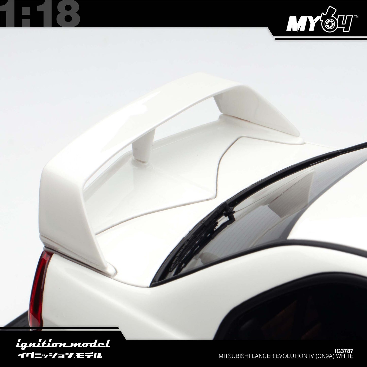 [Ignition Model] 1:18 Mitsubishi Lancer Evolution IV (CN9A) - White