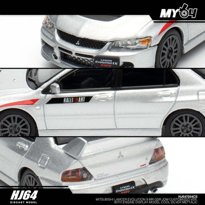 [Hobby Japan] Mitsubishi Lancer Evolution 9 MR GSR JDM Customized Version with Engine Display Model