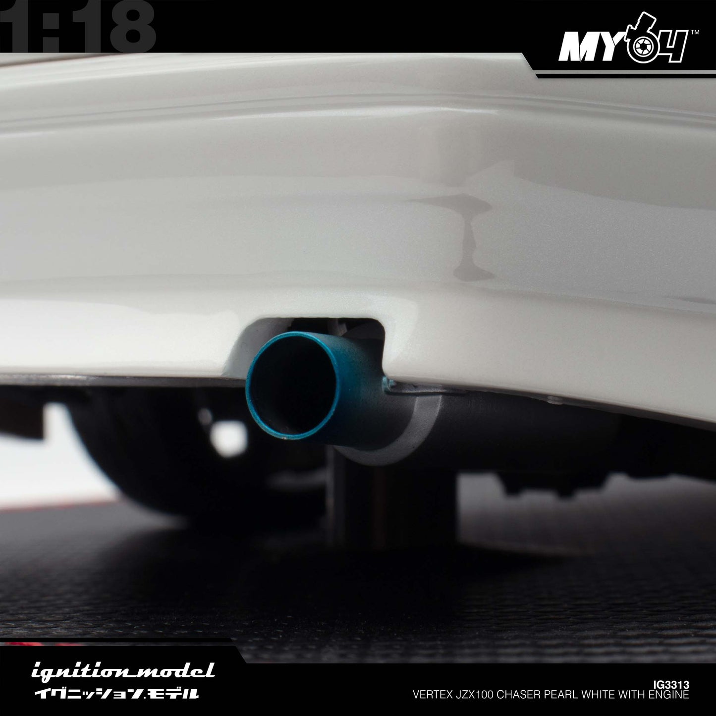 [Ignition Model] Vertex JZX100 Chaser - Pearl White With Engine