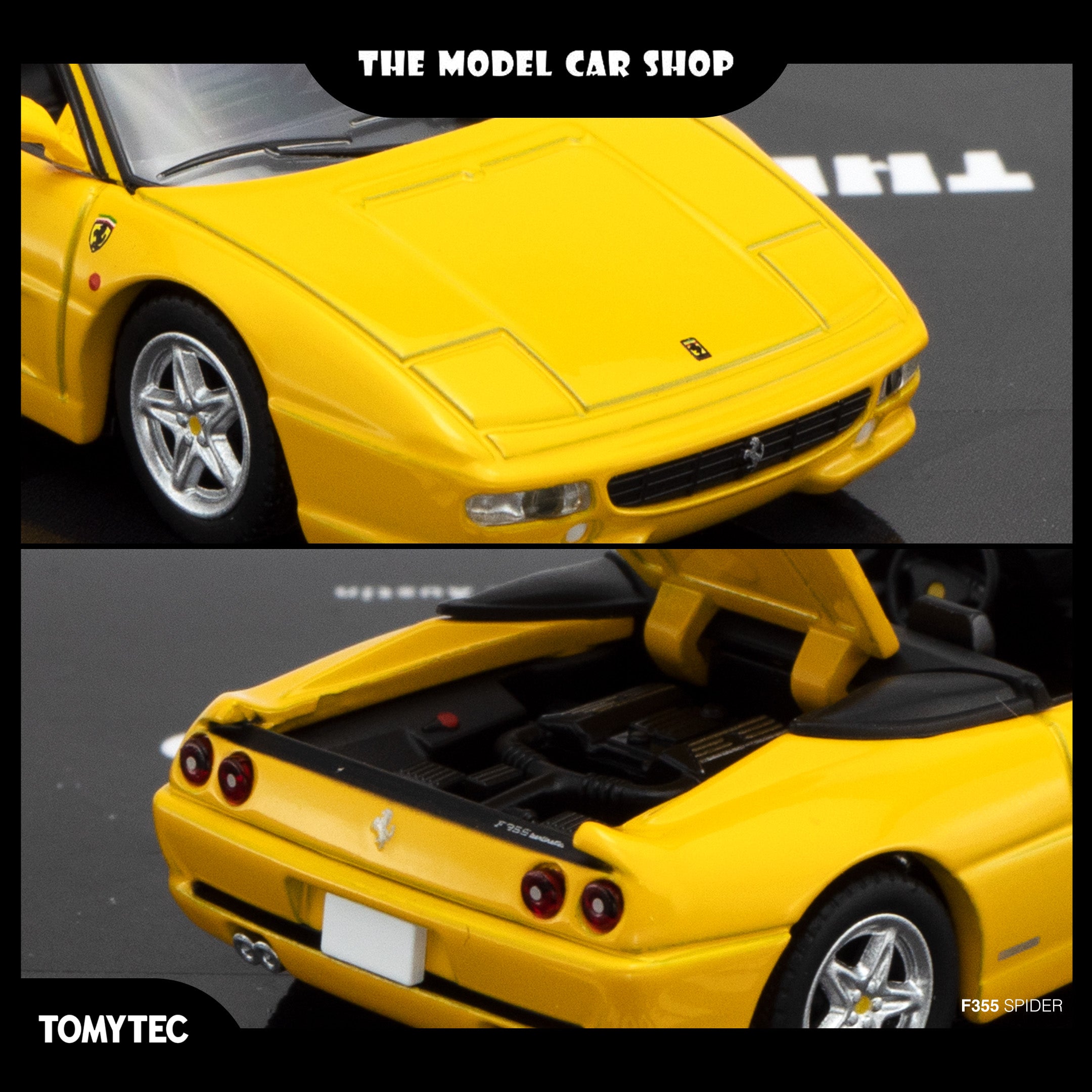 TLVN] Ferrari F355 Spider - Yellow | The Model Car Shop