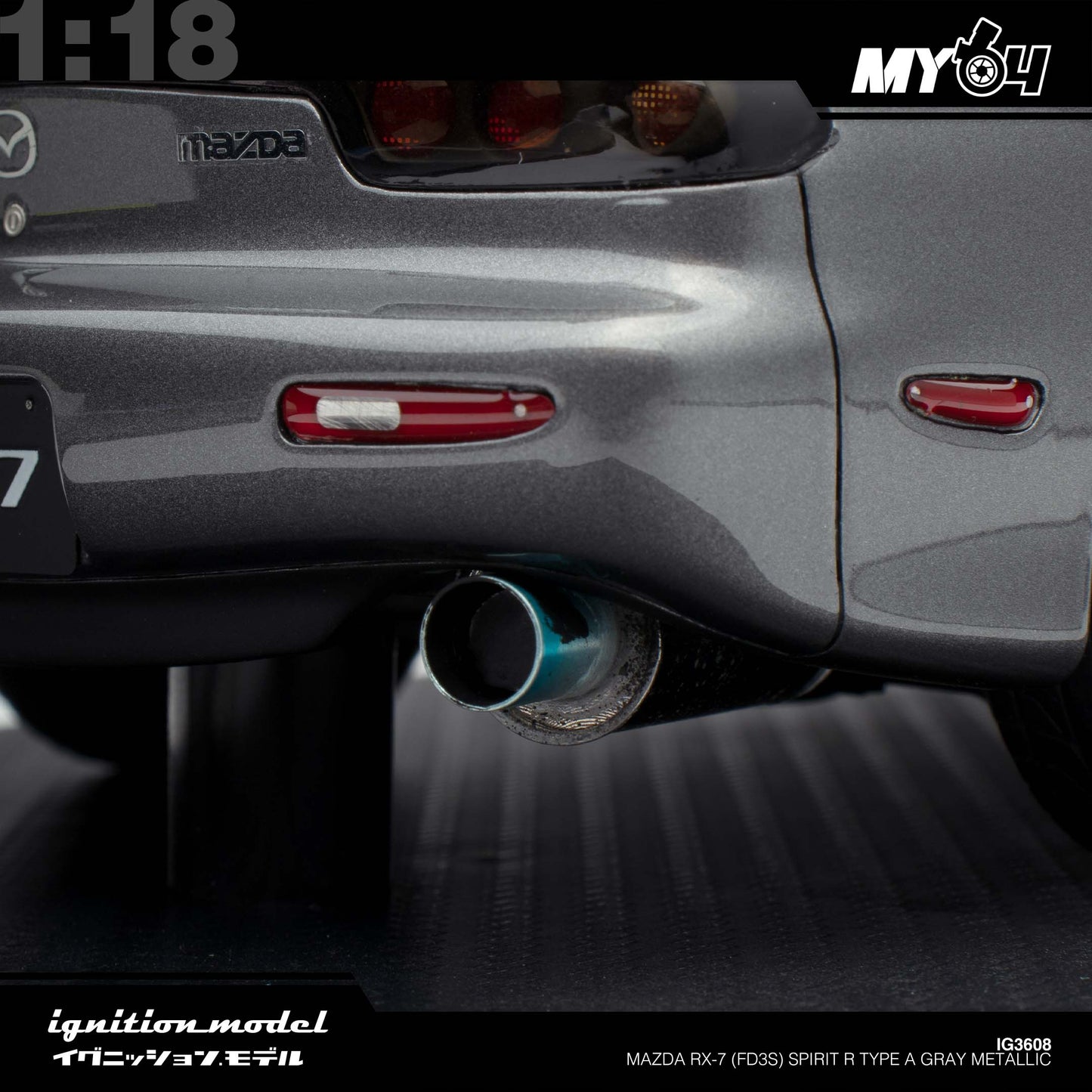 [Ignition Model] Mazda RX-7 (FD3S) Spirit R Type A - Gray Metallic