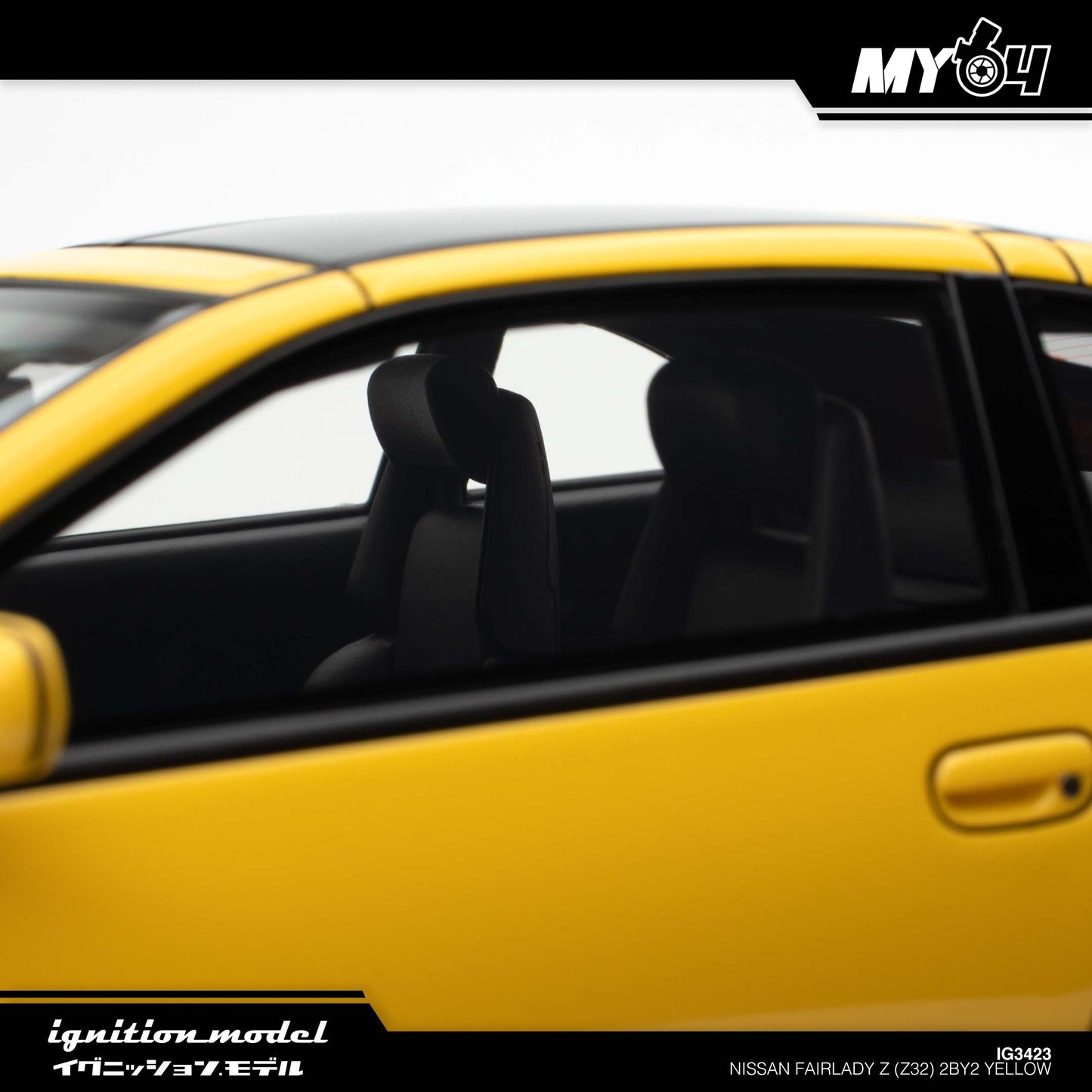 [Ignition Model] Nissan Fairlady Z (Z32) 2by2  - Yellow