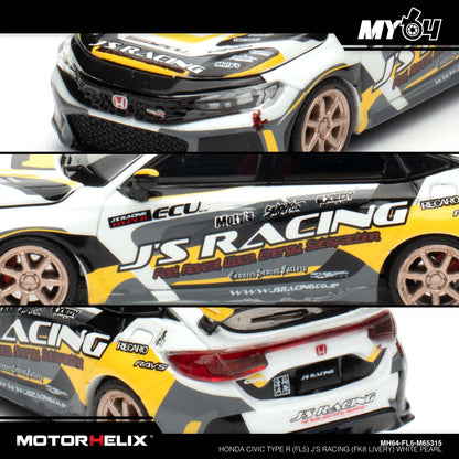 [Motorhelix] Honda Civic Type R (FL5) J's Racing (FK8 Livery) - White Pearl