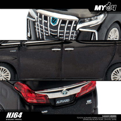 [Hobby Japan] Toyota Alphard Hybrid (H30W) With Sun Roof - Sparkling Black Pearl Crystal Shine