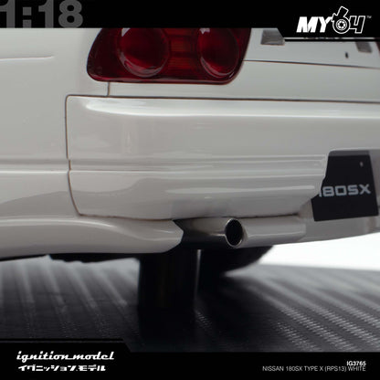 [Ignition Model] 1:18 Nissan 180SX Type X (RPS13) - White
