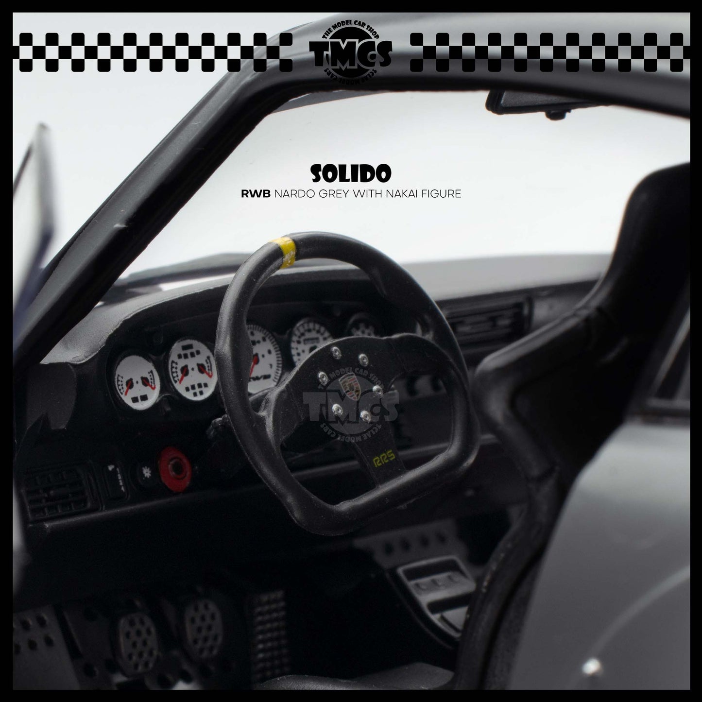 [Solido] 1:18 RWB Nardo Grey with Nakai Figure