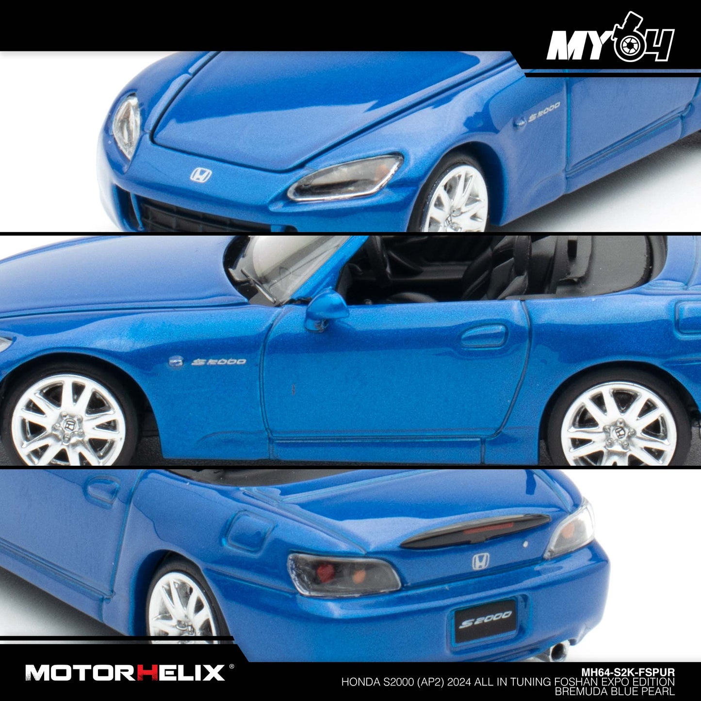 [Motorhelix] Honda S2000 - Blue FOSHAN SHOW SPECIAL