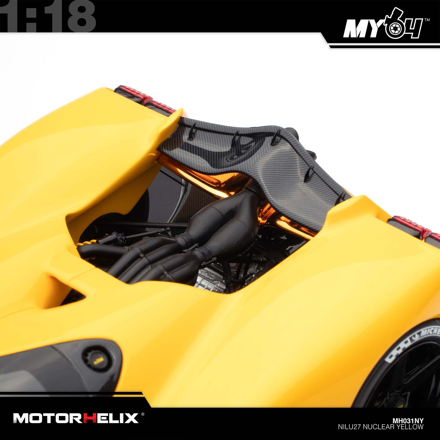 [Motorhelix] 1:18 Nilu - Nuclear Yellow