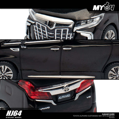 [Hobby Japan] Toyota Alphard Customized Version With Sun Roof - Black