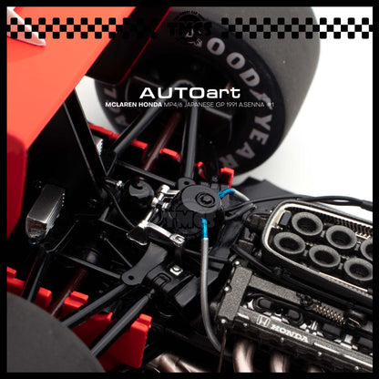 [Auto Art] Mclaren Honda MP4/6 Japanese GP 1991 A.Senna #1 (With Mclaren Logo)