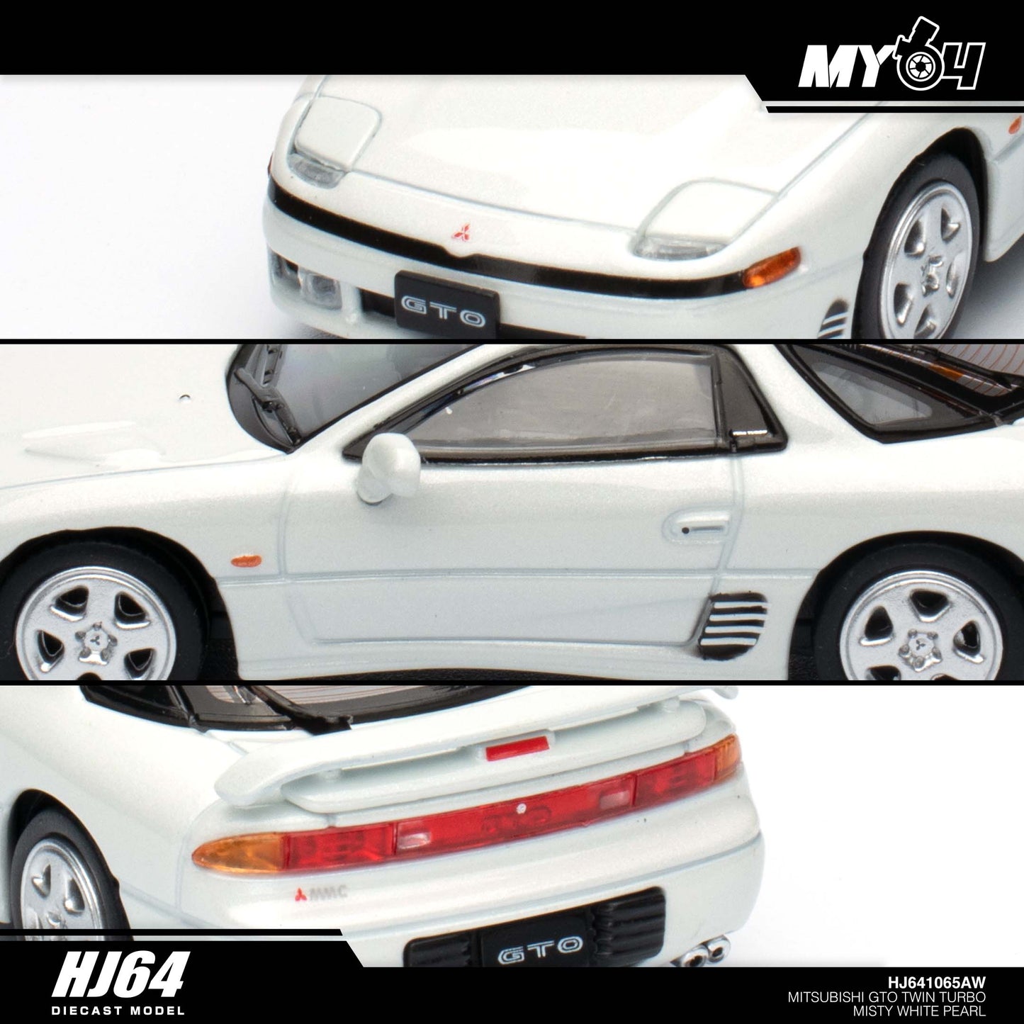 [Hobby Japan] Mitsubishi GTO TWINTURBO - Misty White Pearl