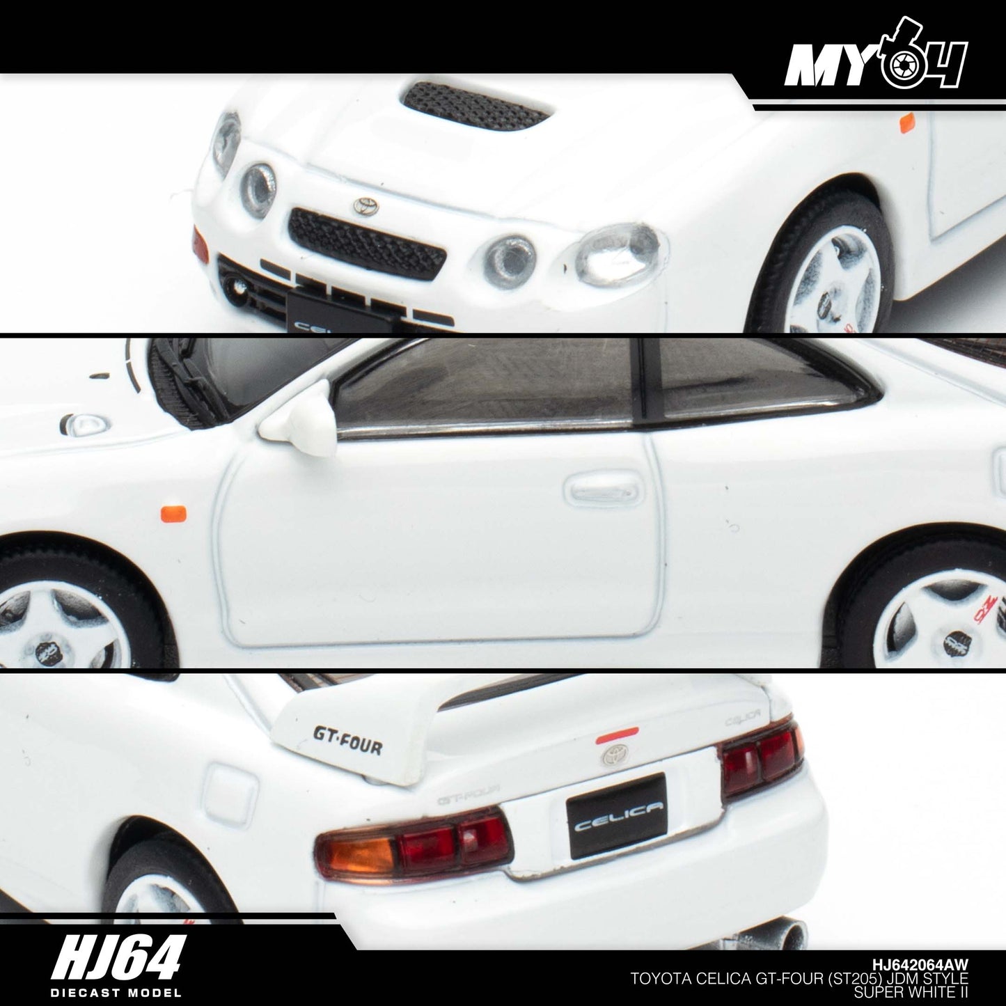 [Hobby Japan] Toyota CELICA GT-FOUR (ST205) JDM STYLE - Super White II