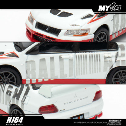 [Hobby Japan] Mitsubishi Lancer Evolution 7 GSR RALLIART -  Scortia White