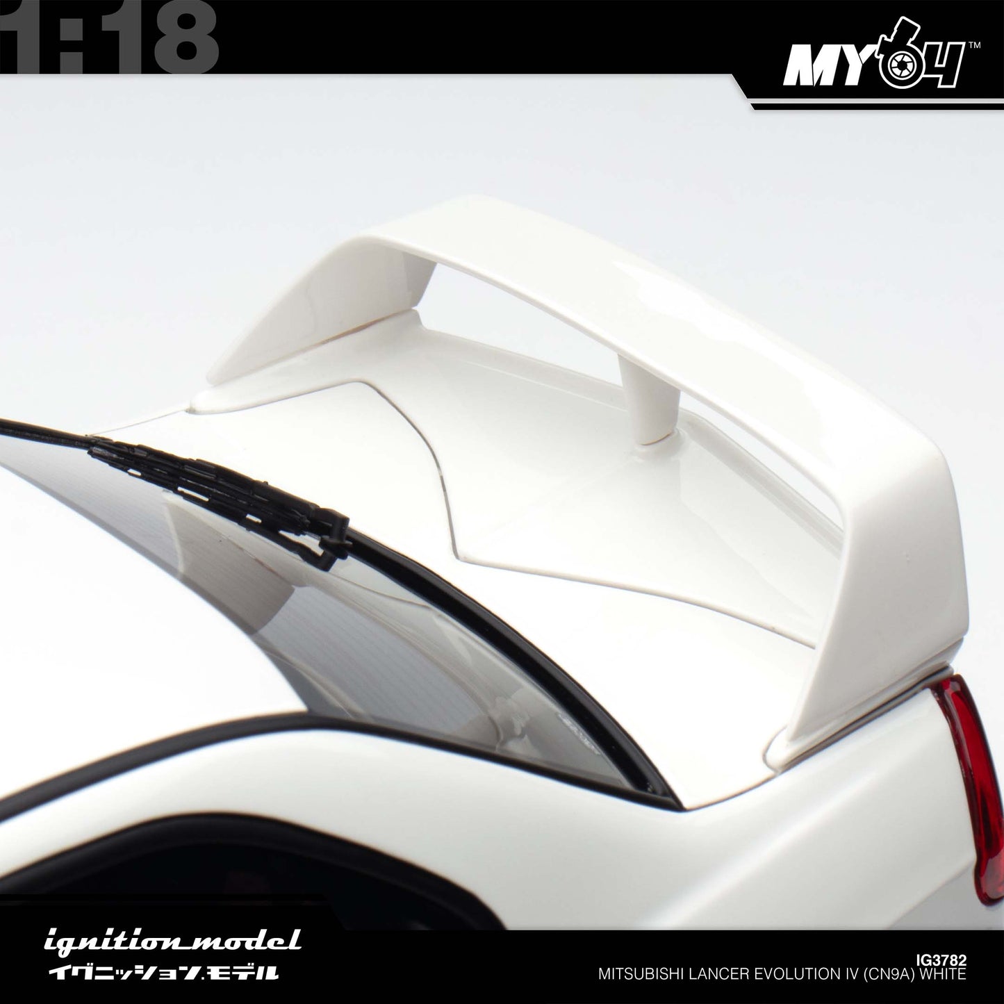 [Ignition Model]  1:18 Mitsubishi Lancer Evolution IV (CN9A) - White
