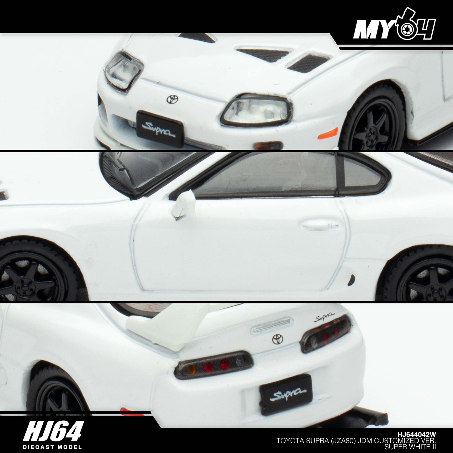 [Hobby Japan] Toyota SUPRA (JZA80) JDM CUSTOMIZED VERSION - Super White II