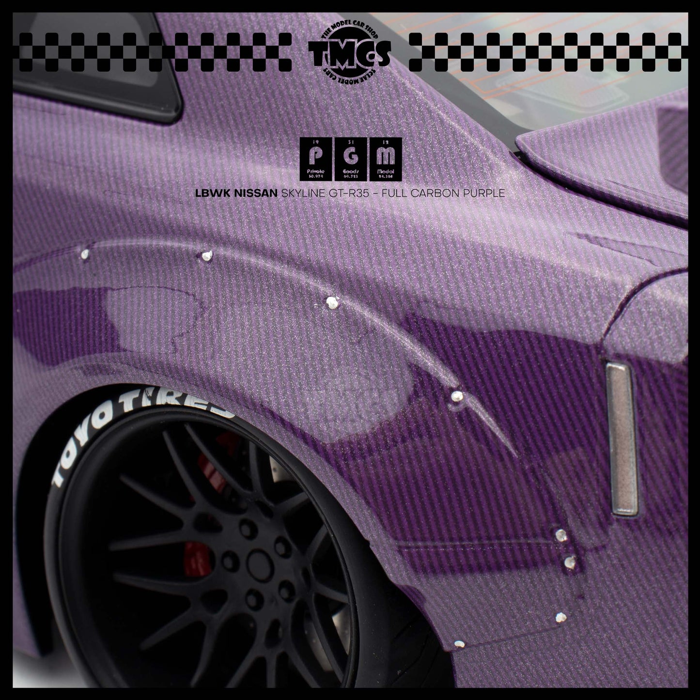 [PGM] LBWK Nissan Skyline GT-R35 - Full Carbon Purple