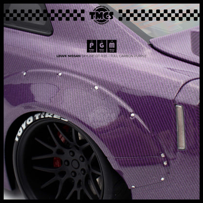 [PGM] LBWK Nissan Skyline GT-R35 - Full Carbon Purple