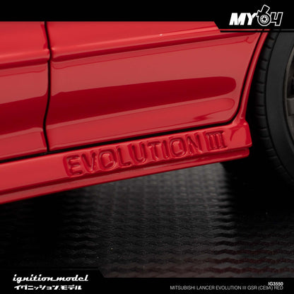 [Ignition Model] Mitsubishi Lancer Evolution III GSR (CE9A) - Red