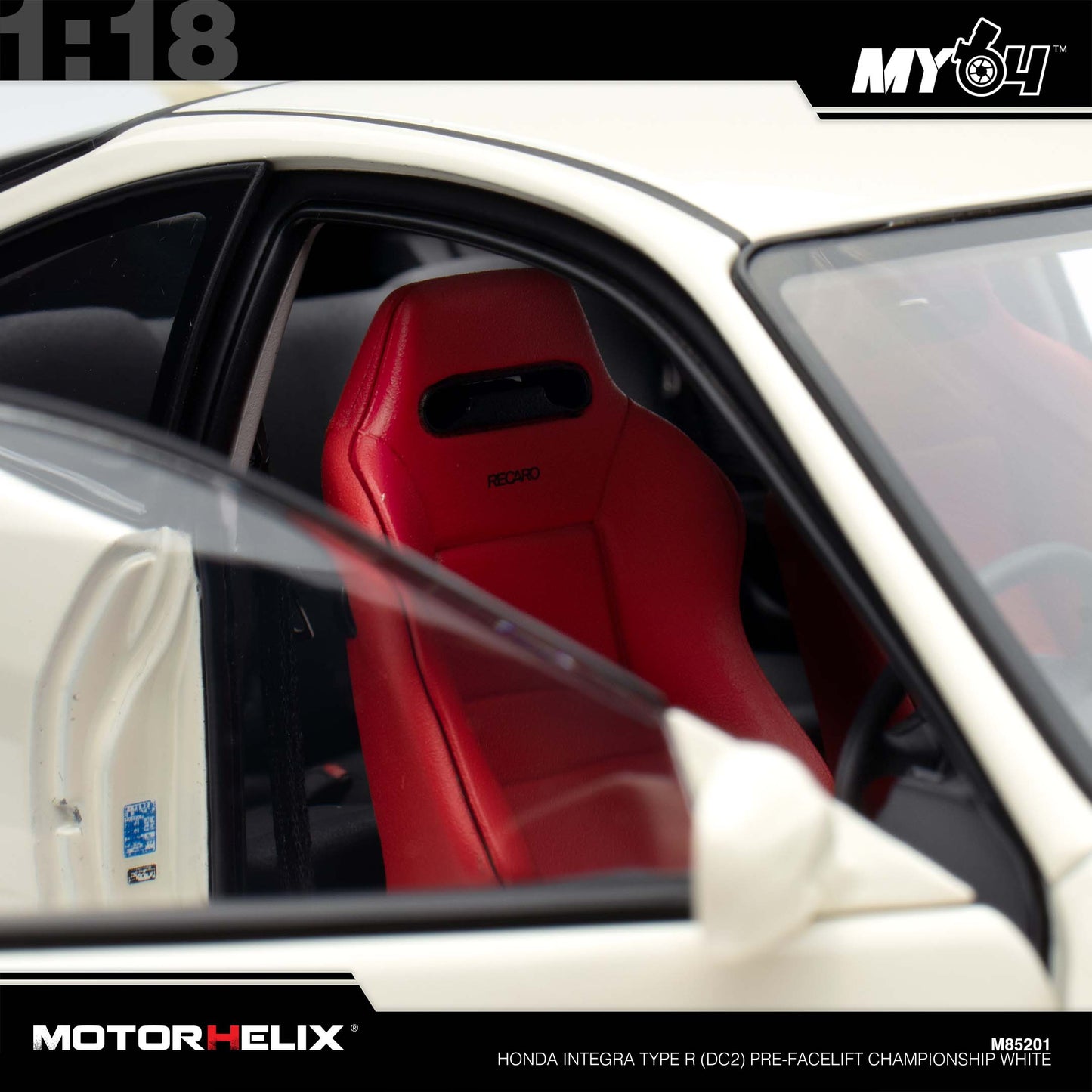 [Motorhelix] Honda Integra Type R (DC2) Pre-Facelift  - Championship White