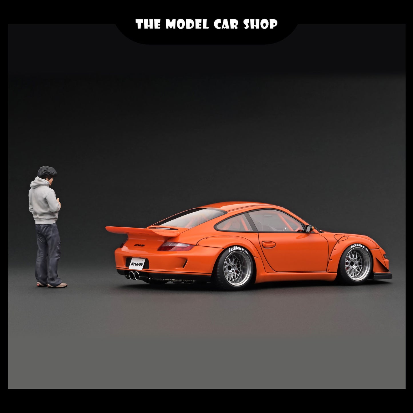 [Ignition Model] Porsche RWB997 GT3 - Orange with Mr Nakai Figure