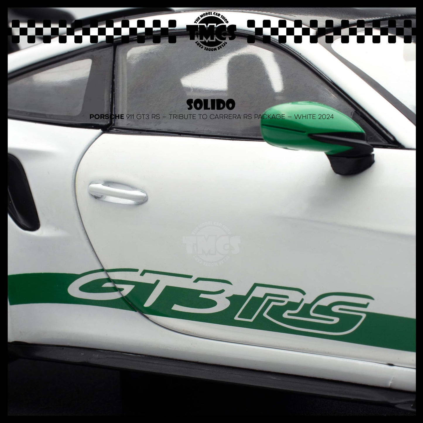[Solido] 1:18 Porsche 911 GT3 RS – Tribute to Carrera RS Package – White 2024