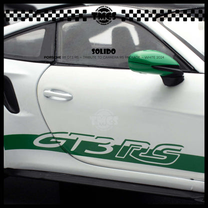 [Solido] 1:18 Porsche 911 GT3 RS – Tribute to Carrera RS Package – White 2024