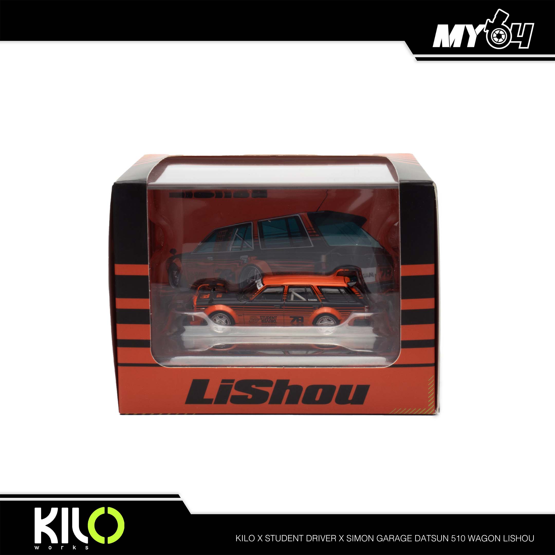 Kilo Works] Kilo x Student Driver x Simon Garage - Datsun 510