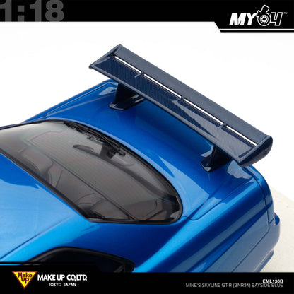 [Make Up] 1:18 Edilion BUILT BY LEGENDS Mine's Skyline GT-R(BNR34) - Bayside Blue