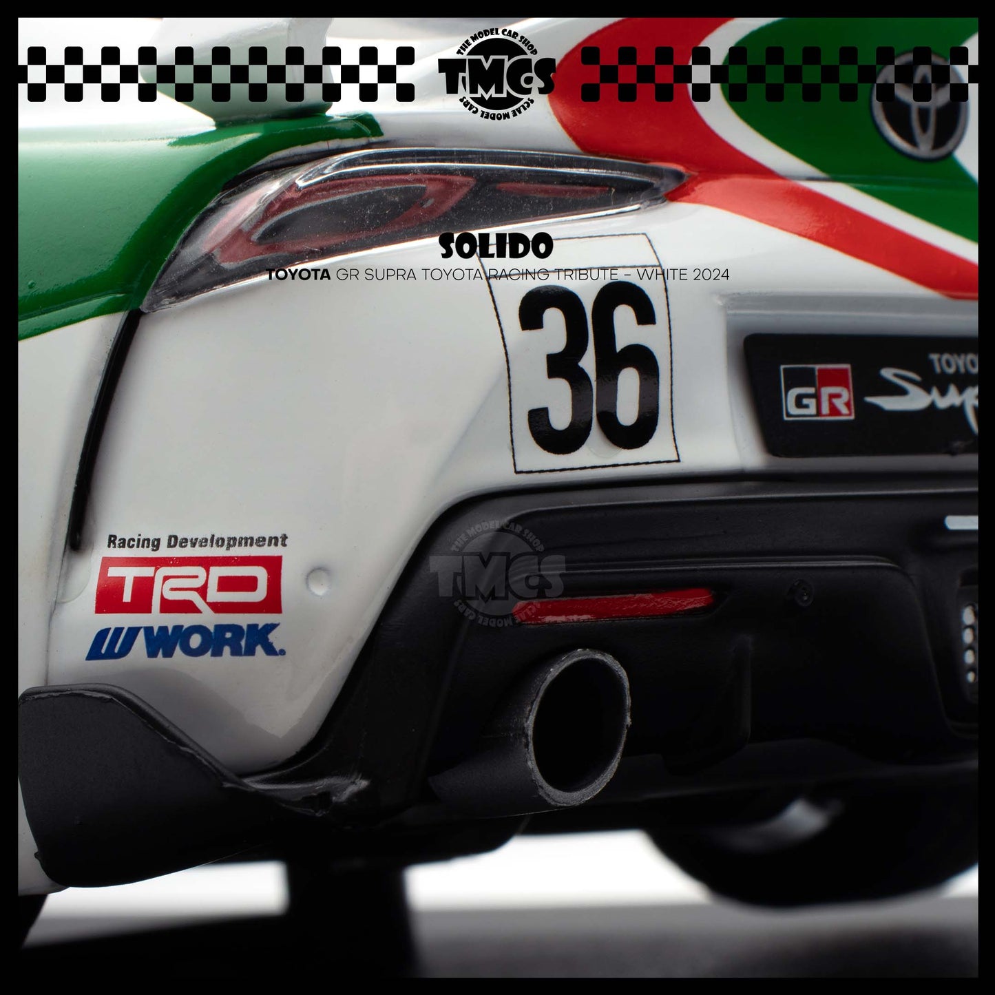 [Solido] 1:18 Toyota GR Supra Toyota Racing Tribute - White 2024