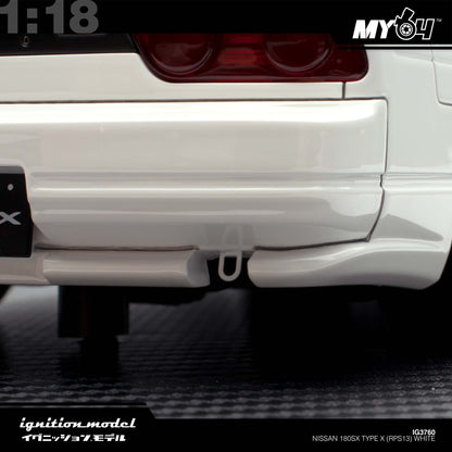 [Ignition Model] Nissan 180SX Type X (RPS13) - White